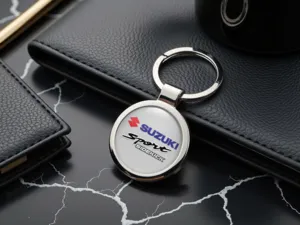 Suzuki Llavero Moto Anillo Metal Racing